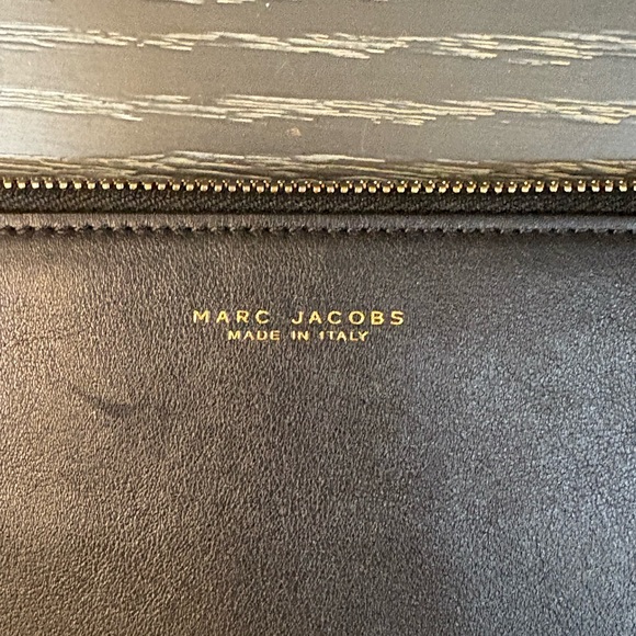 Marc Jacobs Black Toiletry Bag with Gold Accents - Picture 2 of 6